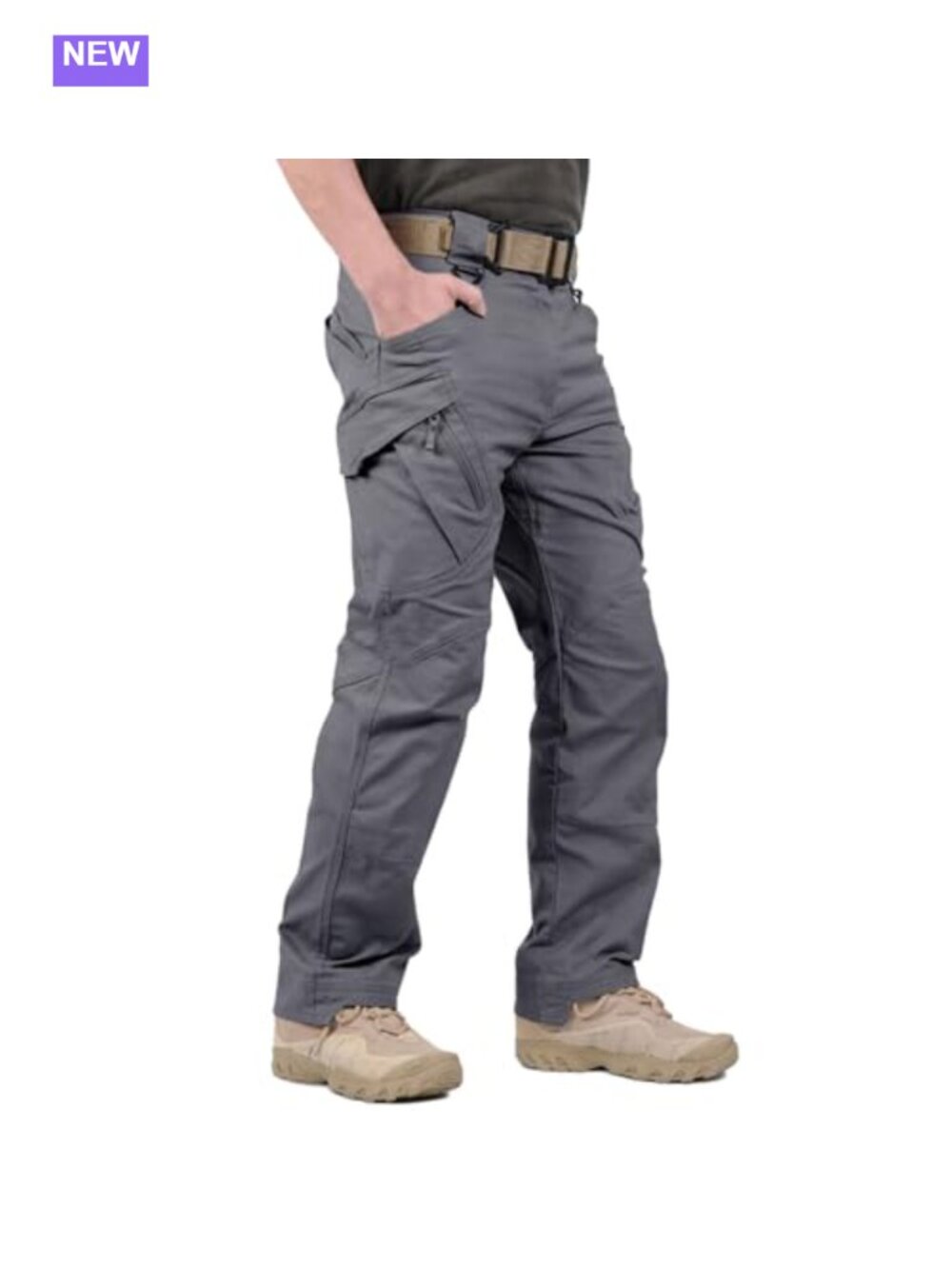 Men's Ripstop Tactical Cargo Pants Water Resistant Stretch Work Hiking